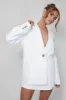Tailored Oversized Blazer Cream sold by Public Desire