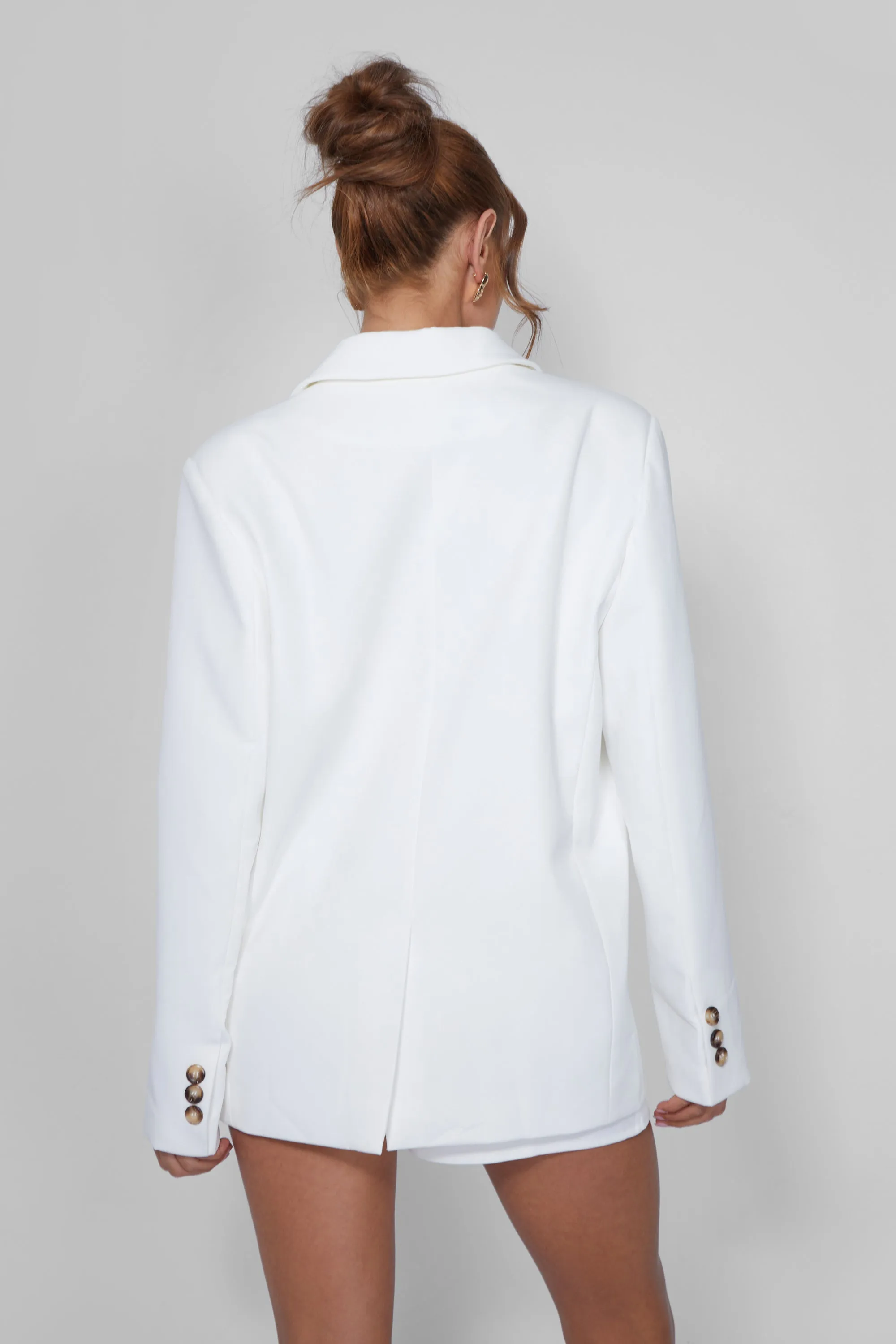 Tailored Oversized Blazer Cream sold by Public Desire product image thumbnail 2