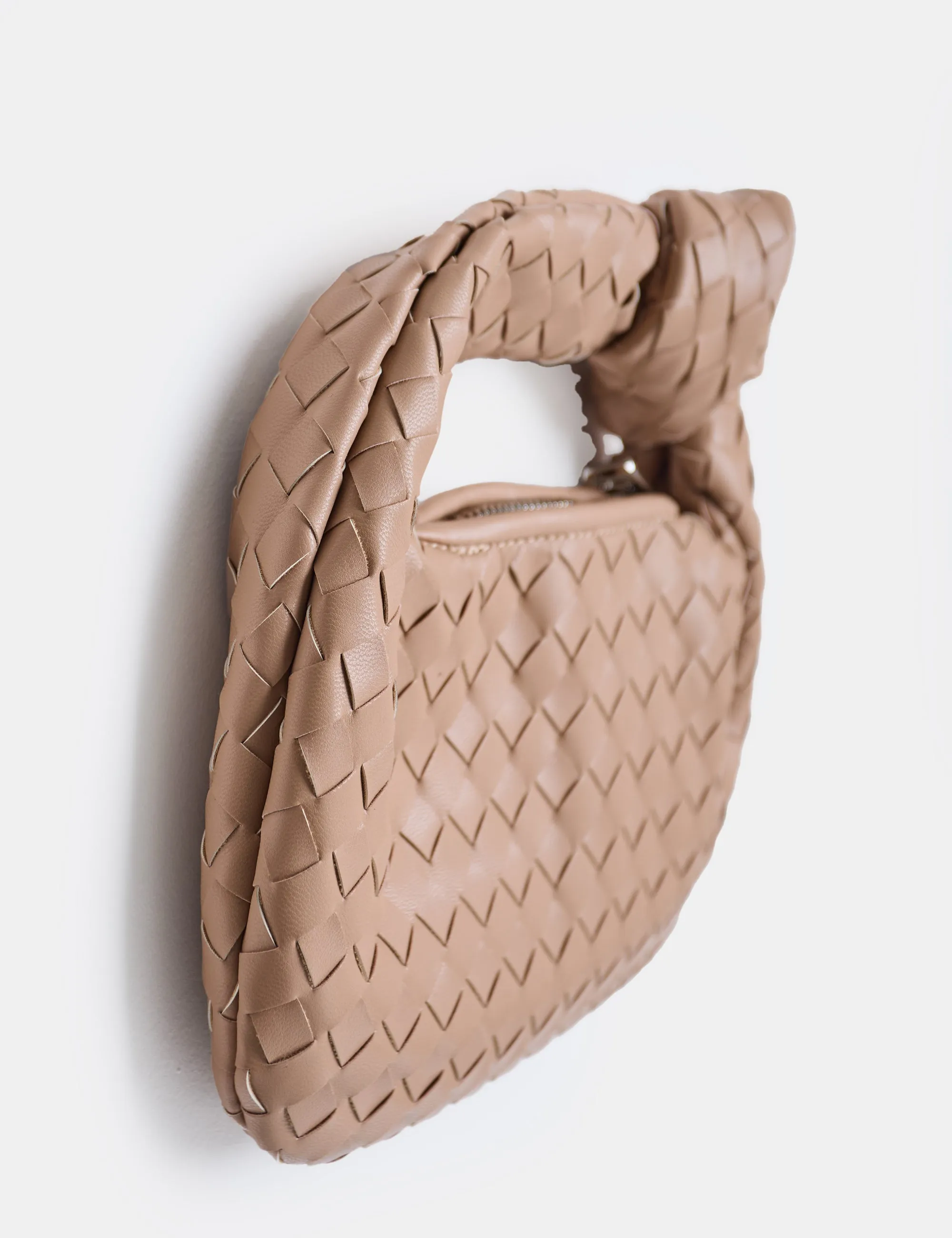 The Blame Nude Woven Pu Knot Detail Mini Pu Bag sold by Public Desire product image thumbnail 3