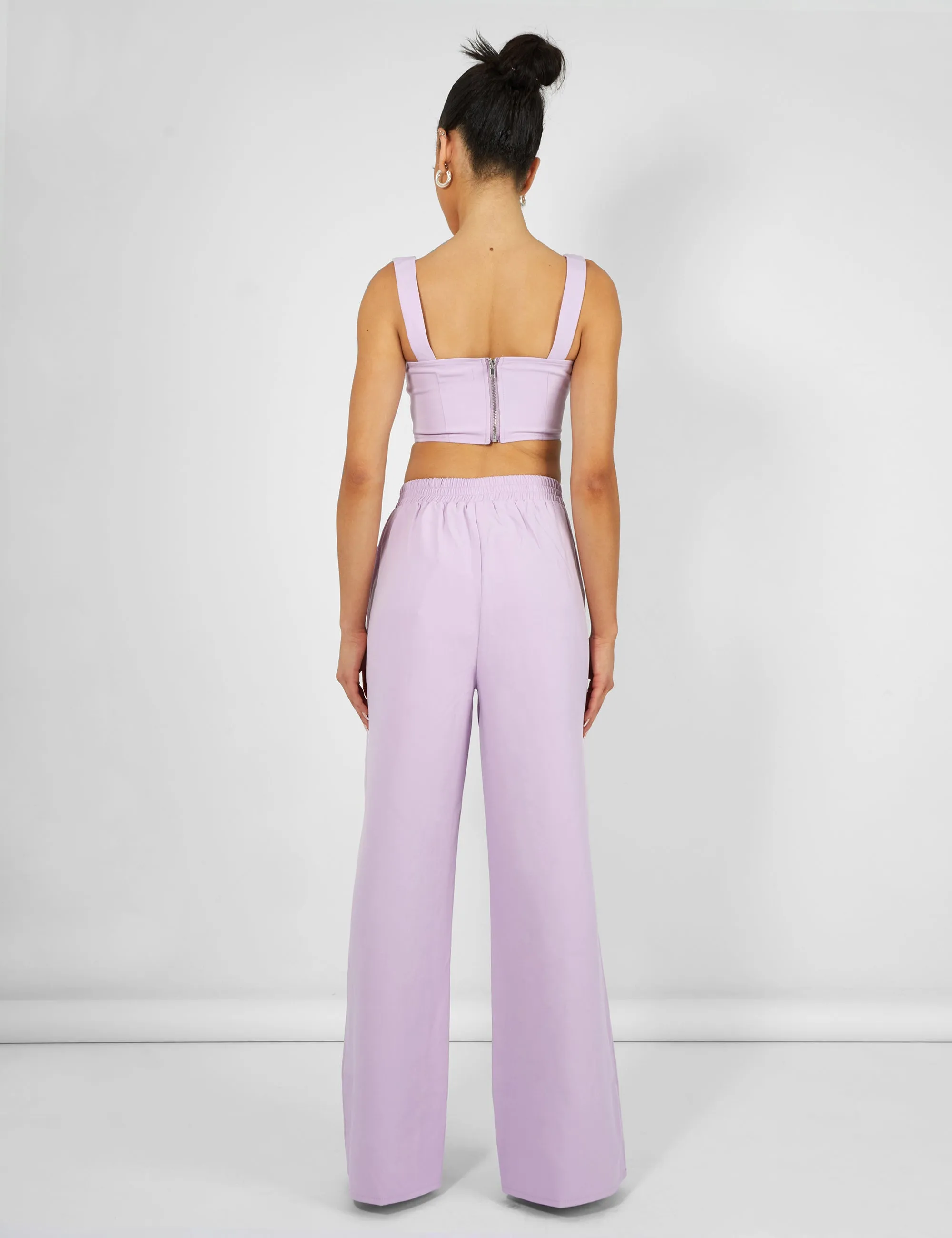 Seam Detail Corset Top Lilac sold by Public Desire product image thumbnail 5