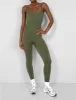 Seamless Unitard Jumpsuit Khaki sold by Public Desire