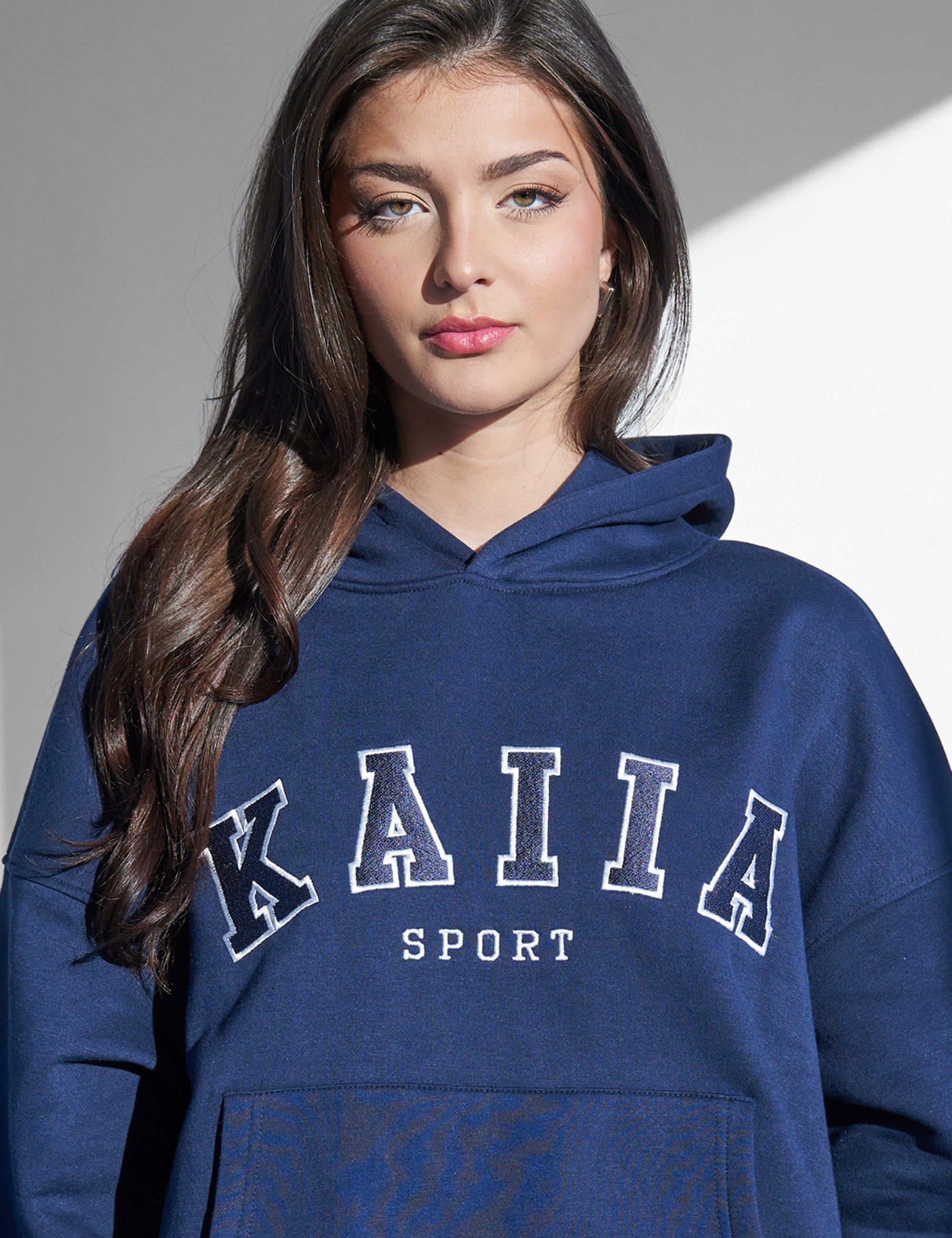 Kaiia Sport Oversized Hoodie Navy sold by Public Desire product image thumbnail 4
