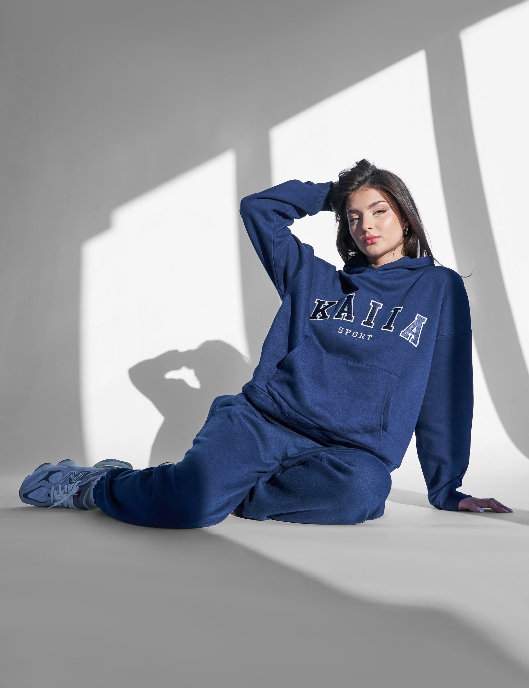Kaiia Sport Oversized Hoodie Navy sold by Public Desire product image thumbnail 3
