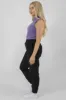 Nylon Sport Track Pants Black sold by Public Desire