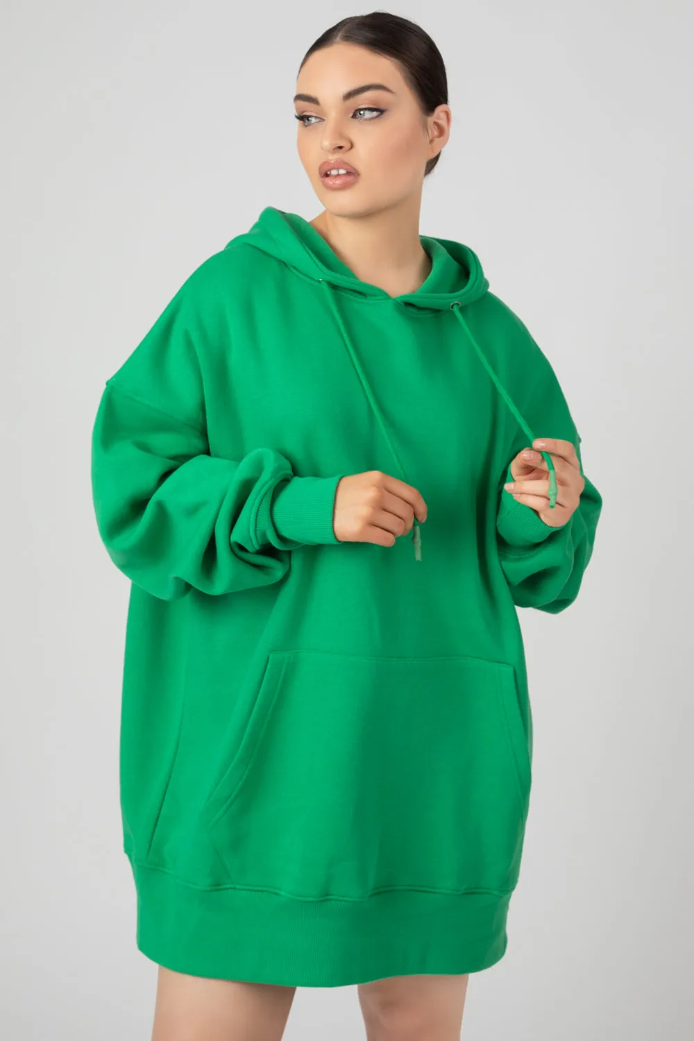 Oversized Sweat Hoodie Green sold by Public Desire product image thumbnail 5