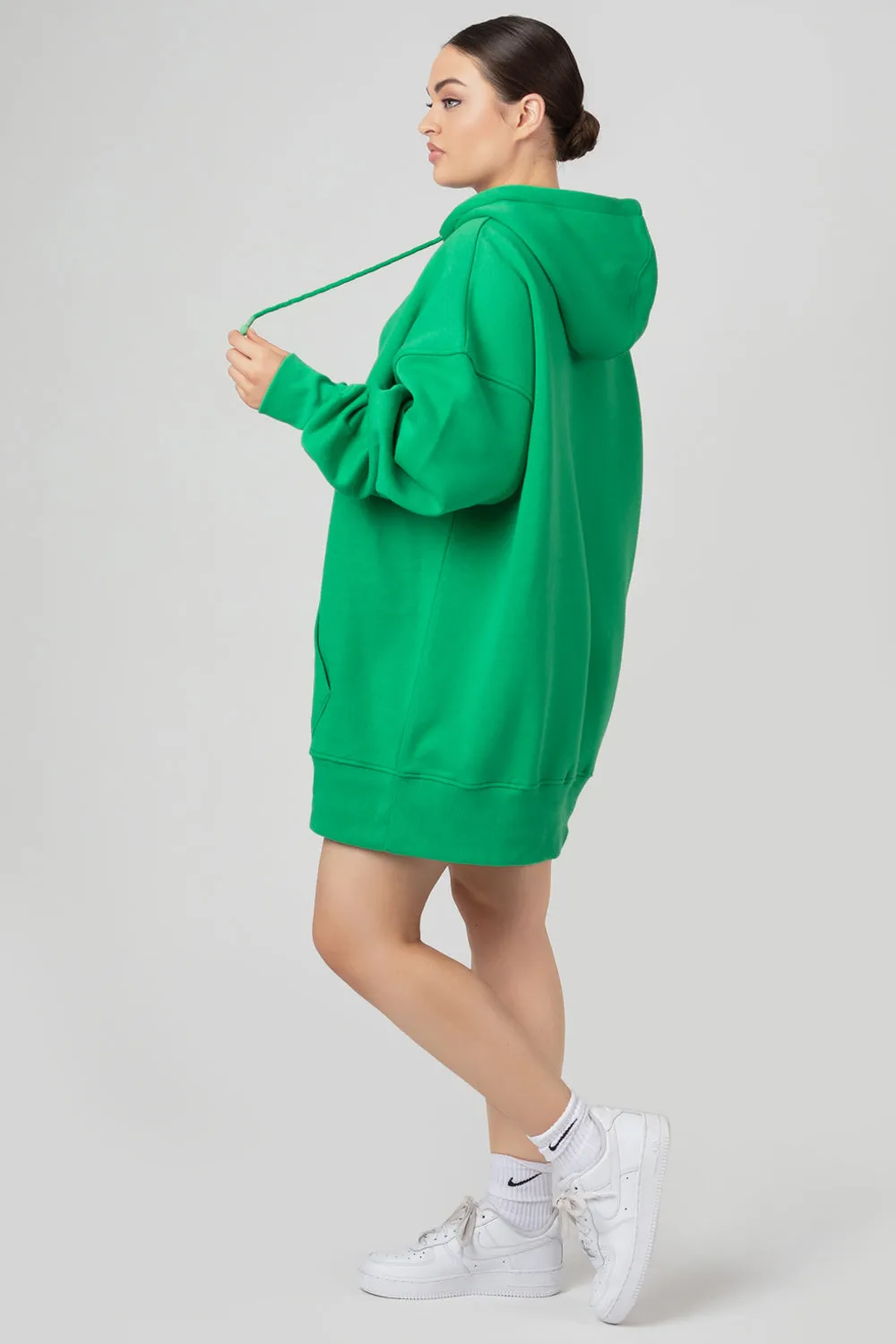 Oversized Sweat Hoodie Green sold by Public Desire product image thumbnail 3