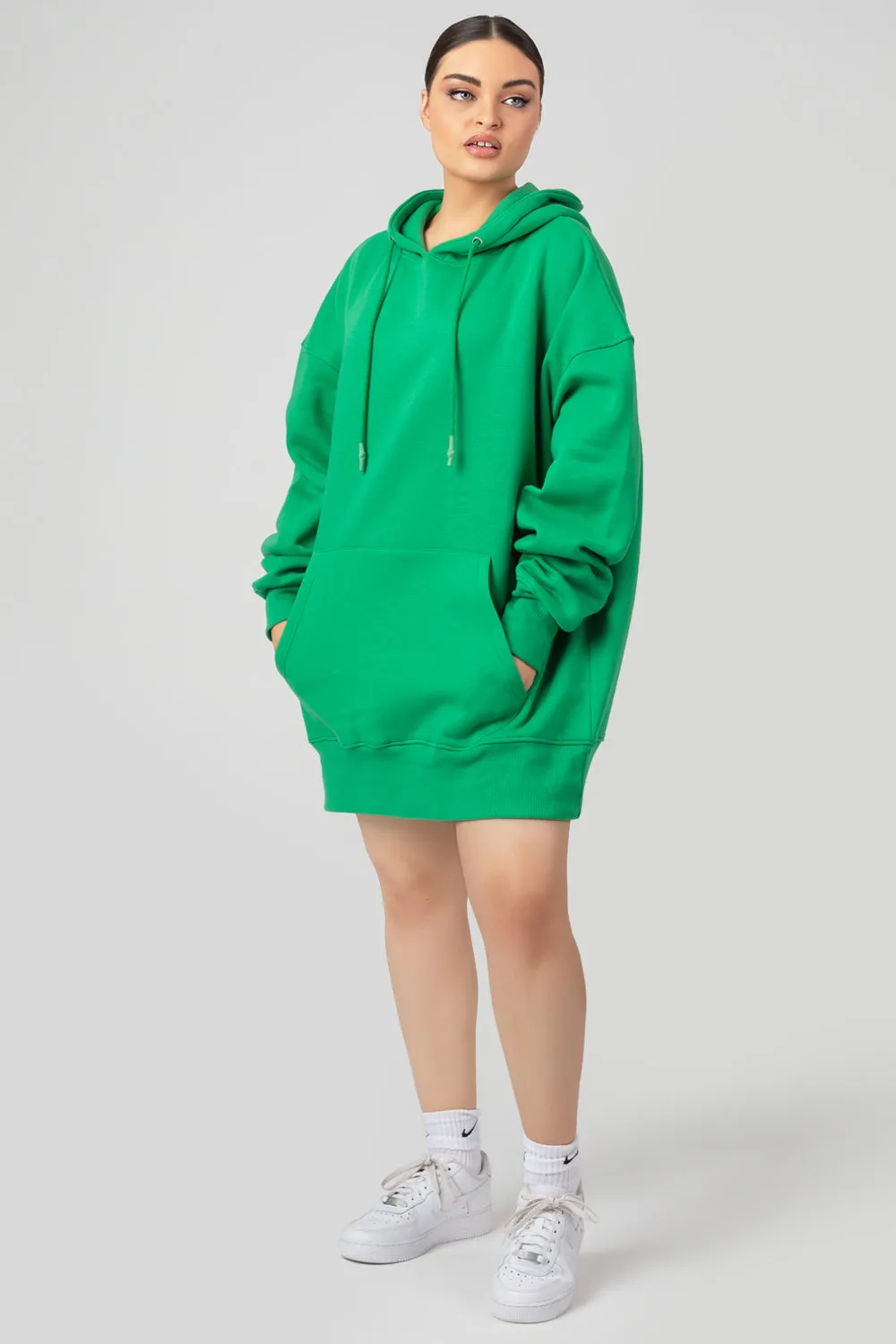Oversized Sweat Hoodie Green sold by Public Desire