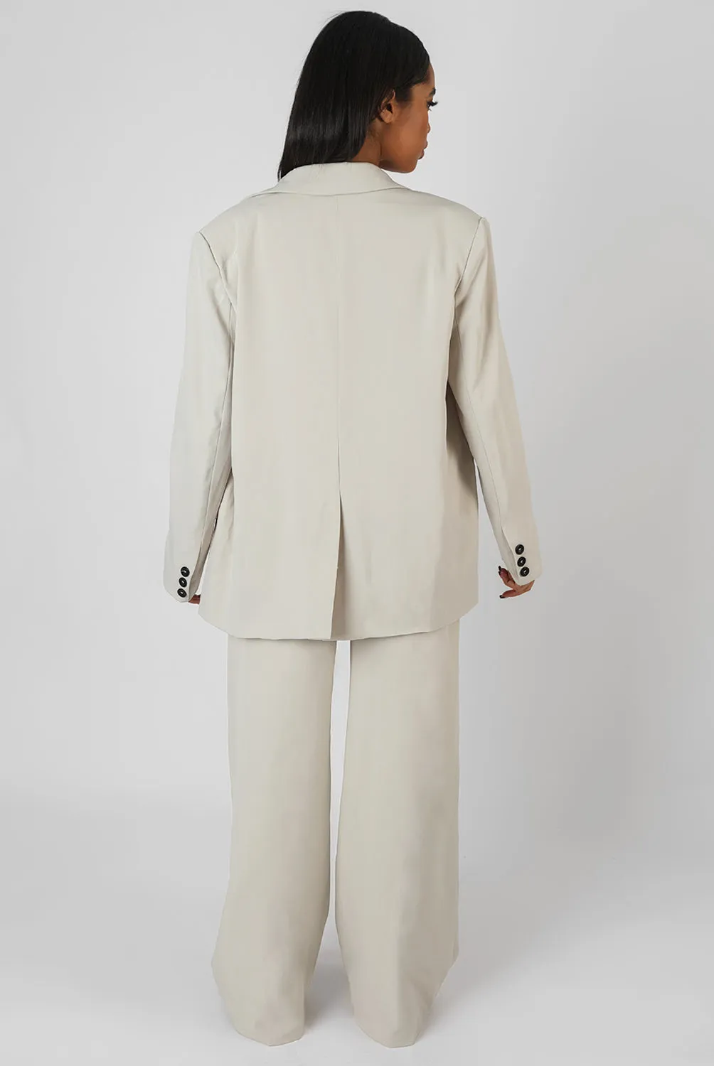 Relaxed Blazer Stone sold by Public Desire product image thumbnail 4