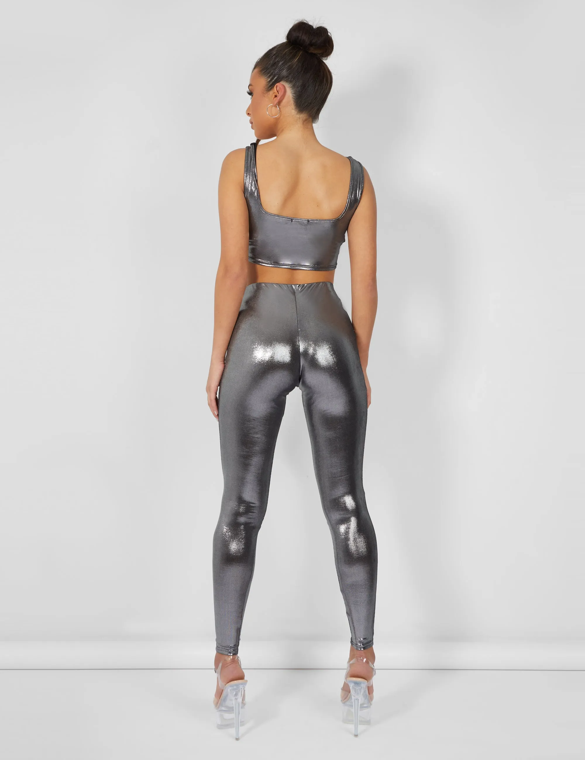 Metallic Legging Silver sold by Public Desire product image thumbnail 2