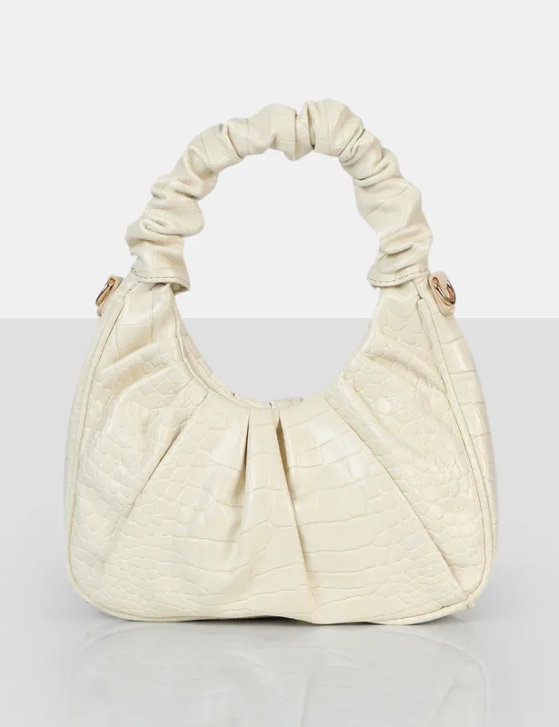 The Taci White Shoulder Mini Bag sold by Public Desire