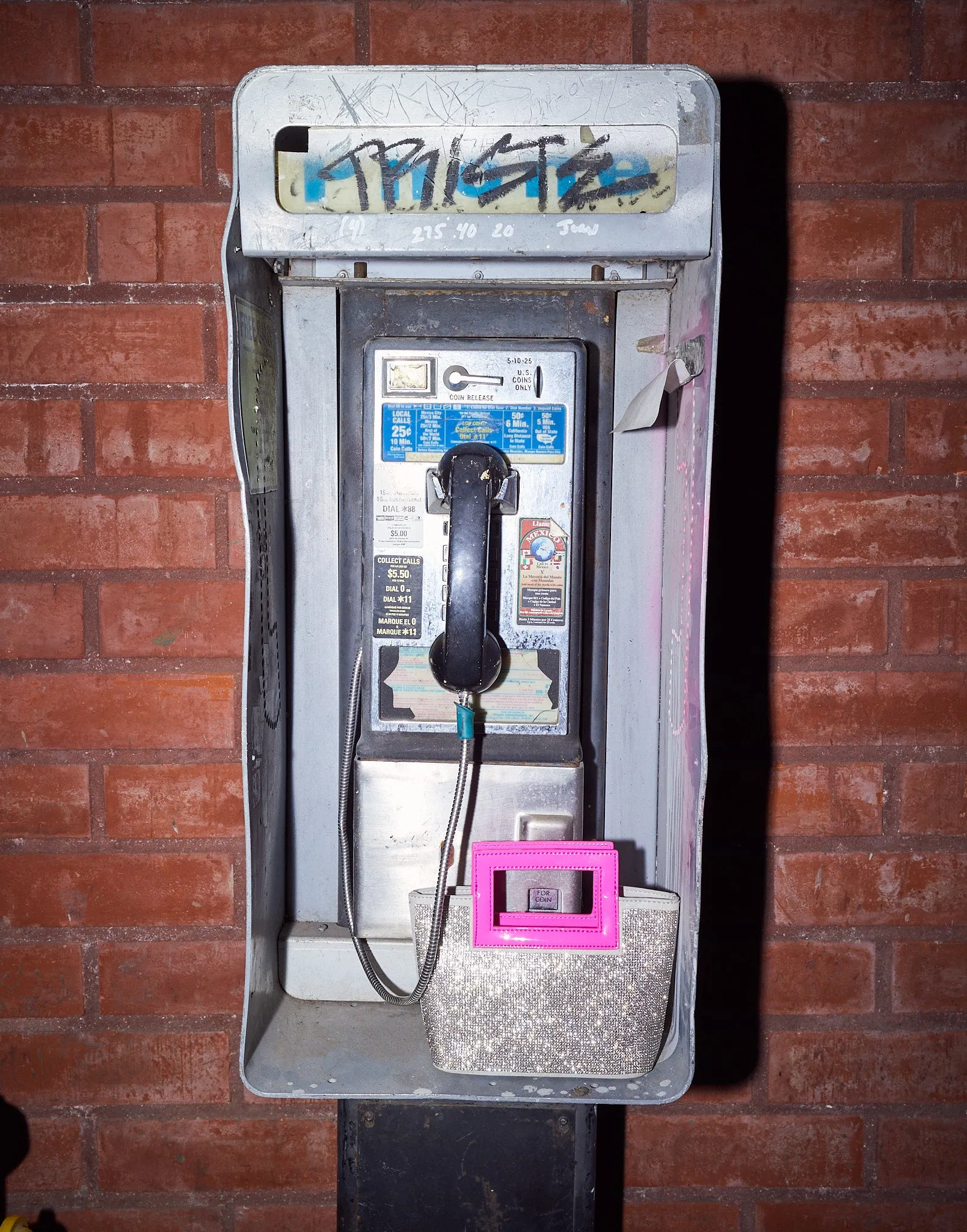 The Lustre Silver Pu Diamante Bag sold by Public Desire product image thumbnail 4