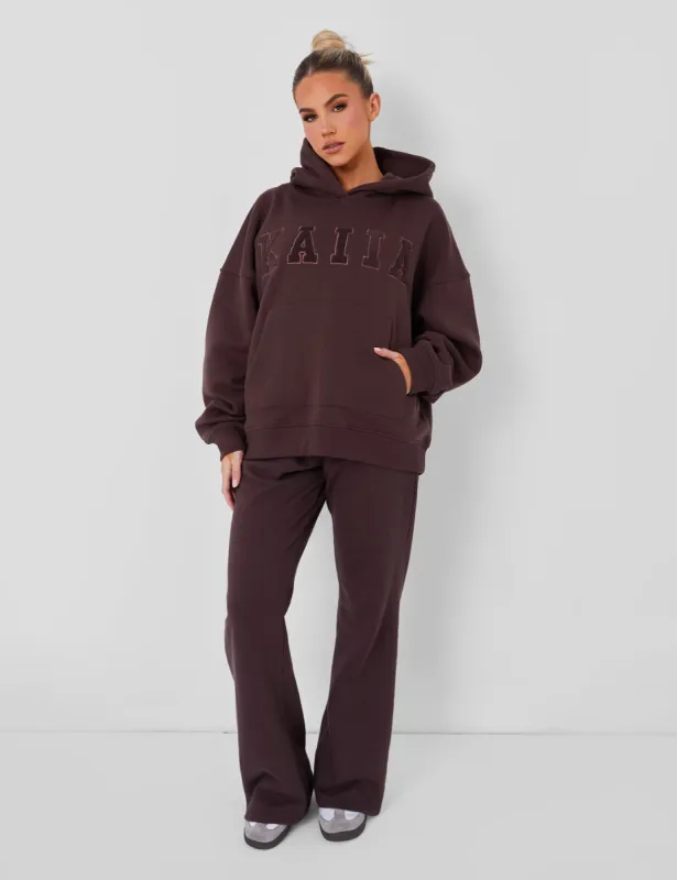 Wide Leg Sweat Pants Mocha sold by Public Desire