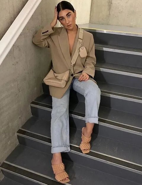 India Nude PU Stiletto Heeled Mules sold by Public Desire product image thumbnail 2