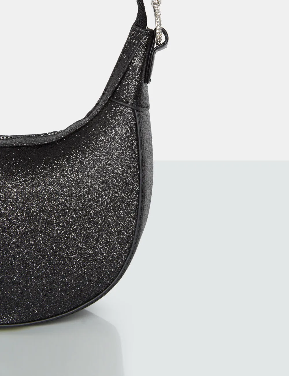The Bam Bam Black Glitter Bag sold by Public Desire product image thumbnail 4