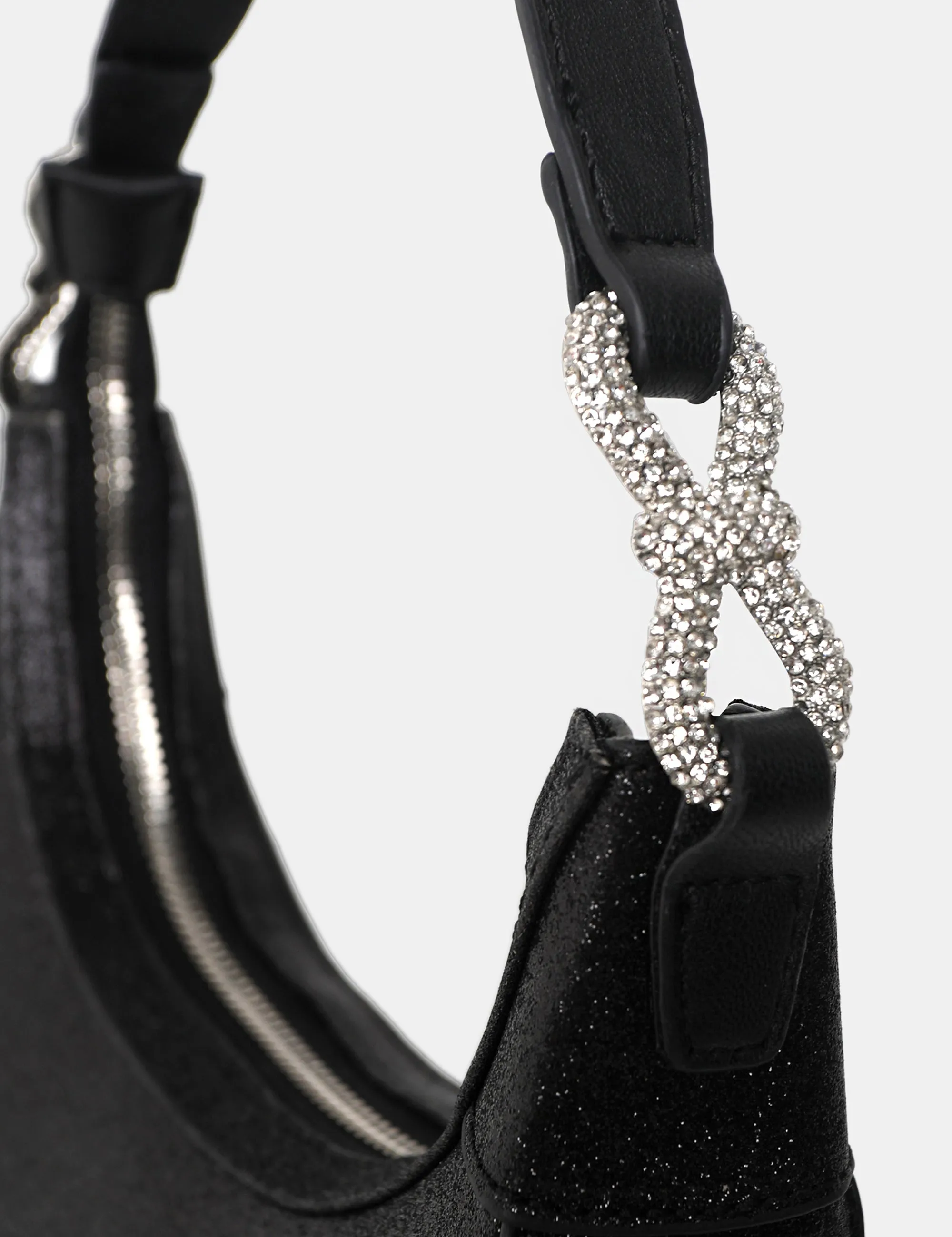 The Bam Bam Black Glitter Bag sold by Public Desire product image thumbnail 3