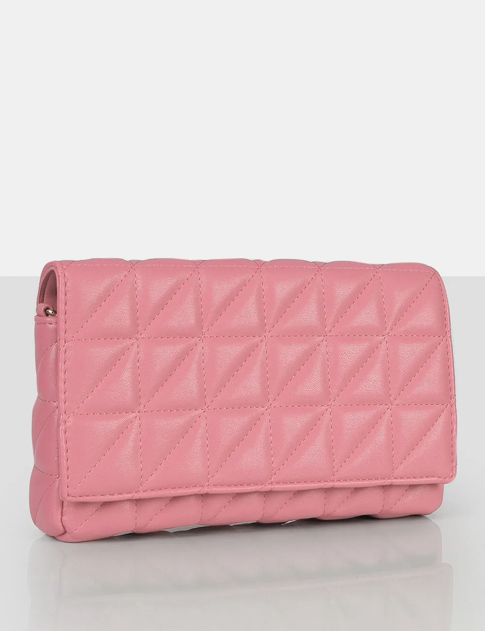 The Kahlo Pink Gold Chain Shoulder Mini Bag sold by Public Desire product image thumbnail 2