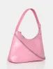 The Alba Pink Croc Bag sold by Public Desire