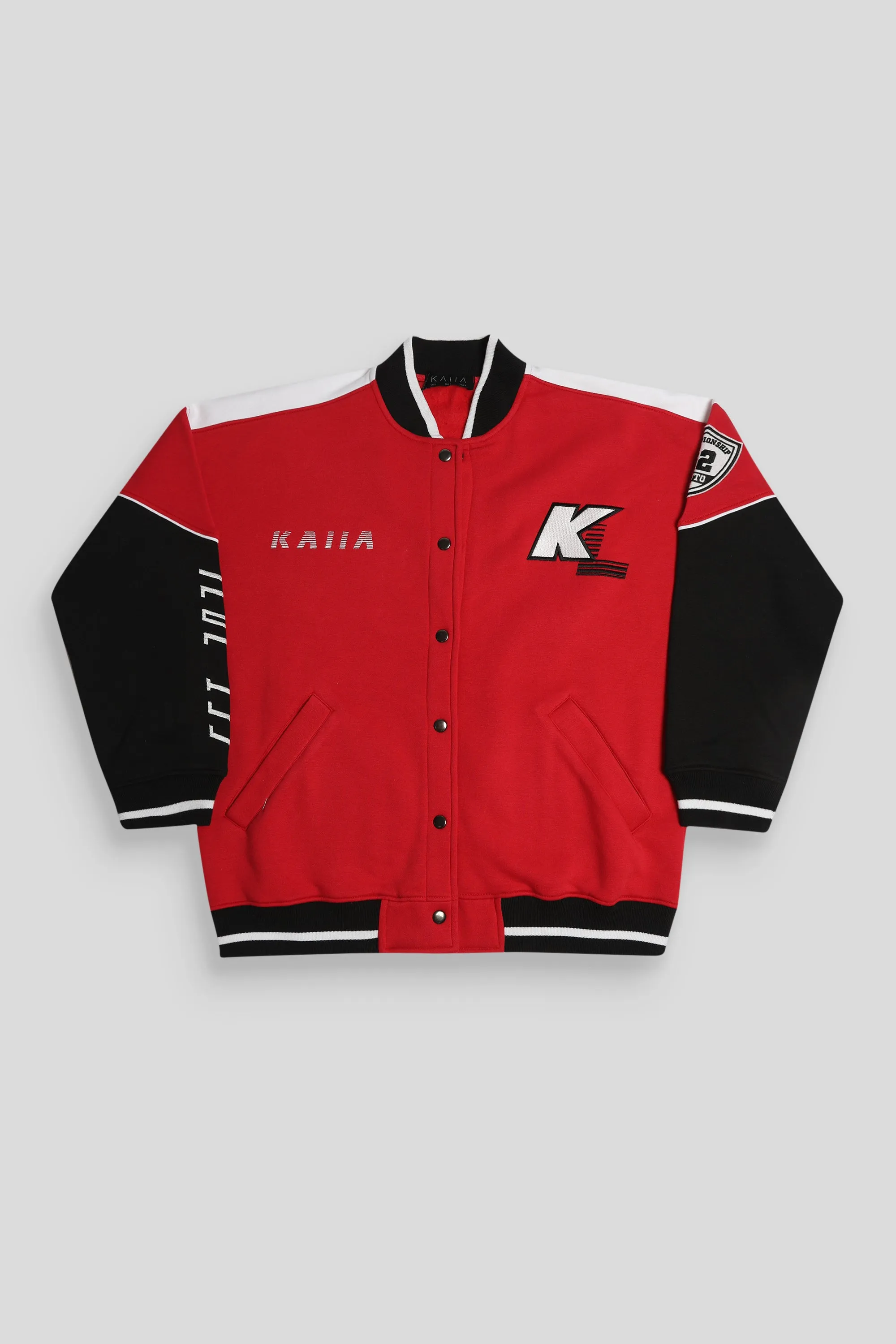 Motocross Bomber Jacket Red sold by Public Desire