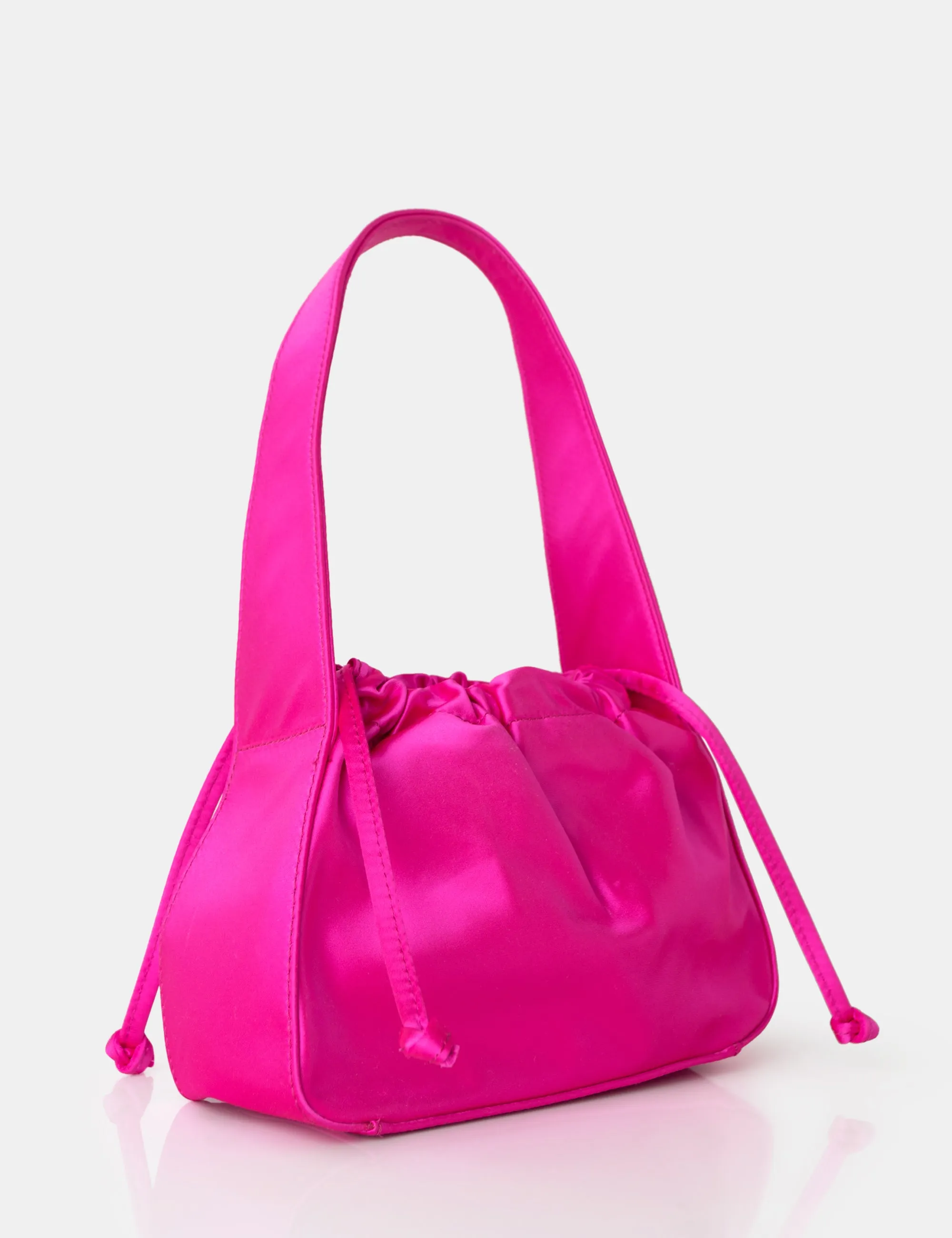 The Ella Hot Pink Satin Grab Bag sold by Public Desire product image thumbnail 2