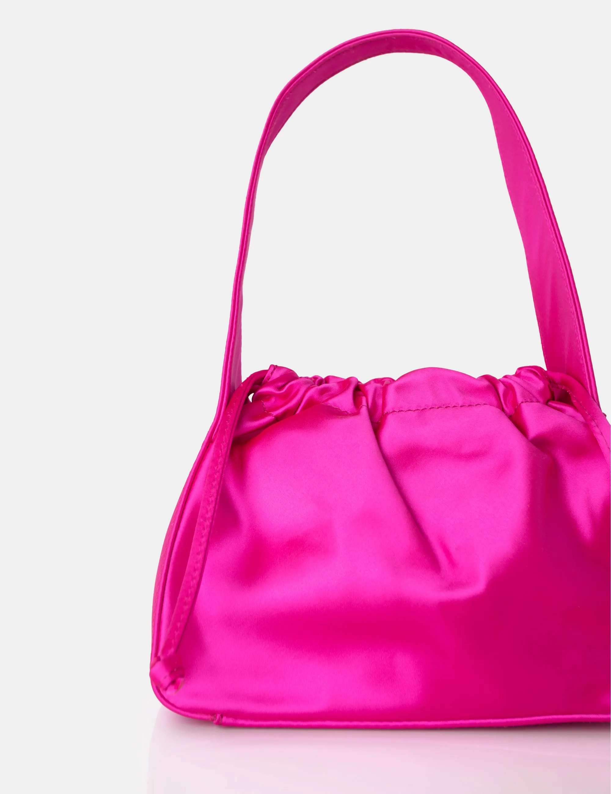 The Ella Hot Pink Satin Grab Bag sold by Public Desire product image thumbnail 3