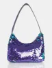 The Zane Purple Sequin Shoulder Bag sold by Public Desire