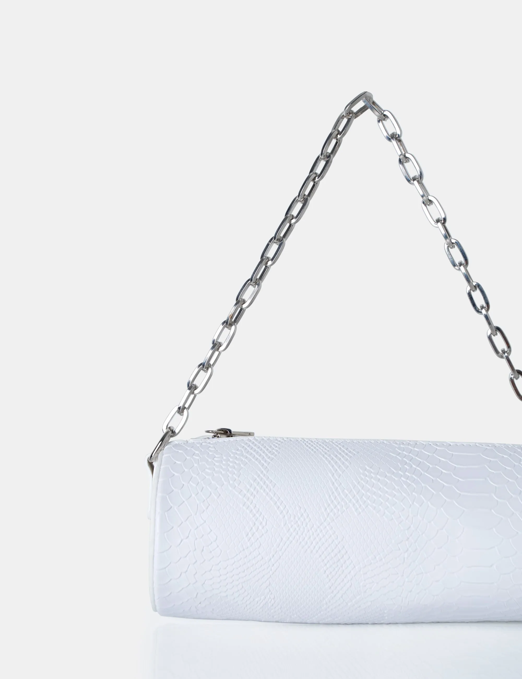 The Claudia White Croc Shoulder Bag sold by Public Desire product image thumbnail 4