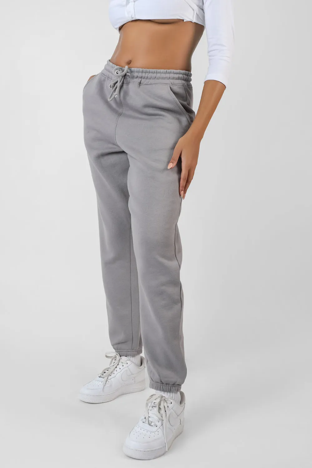 Oversized Drawstring Joggers Grey sold by Public Desire product image thumbnail 2