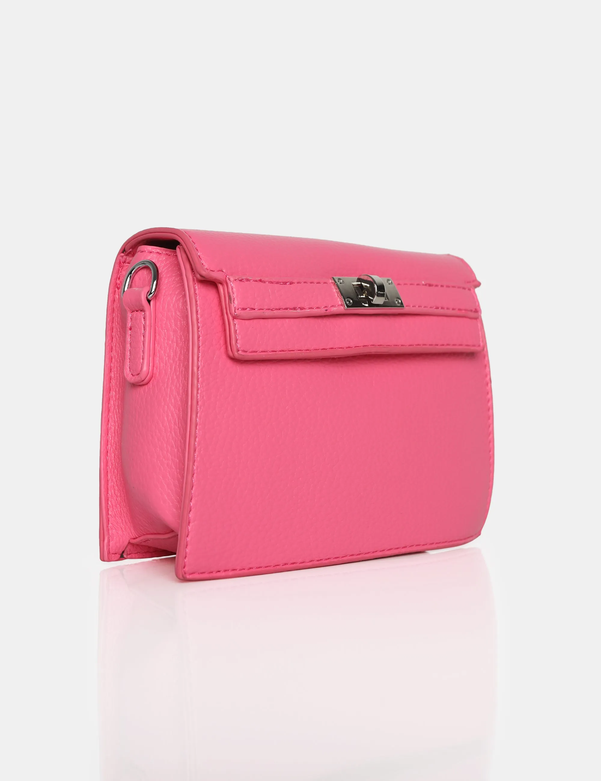 The Devlin Bright Pink PU Mini Bag sold by Public Desire product image thumbnail 2