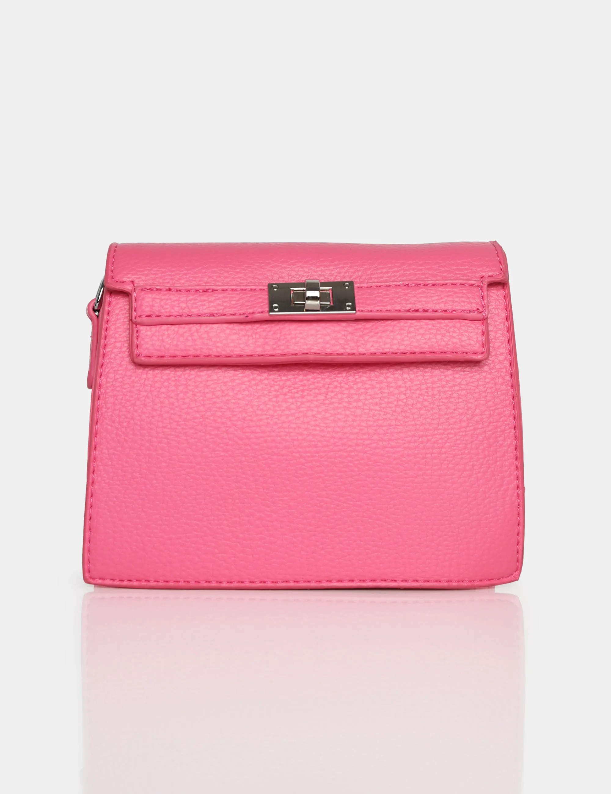 The Devlin Bright Pink PU Mini Bag sold by Public Desire