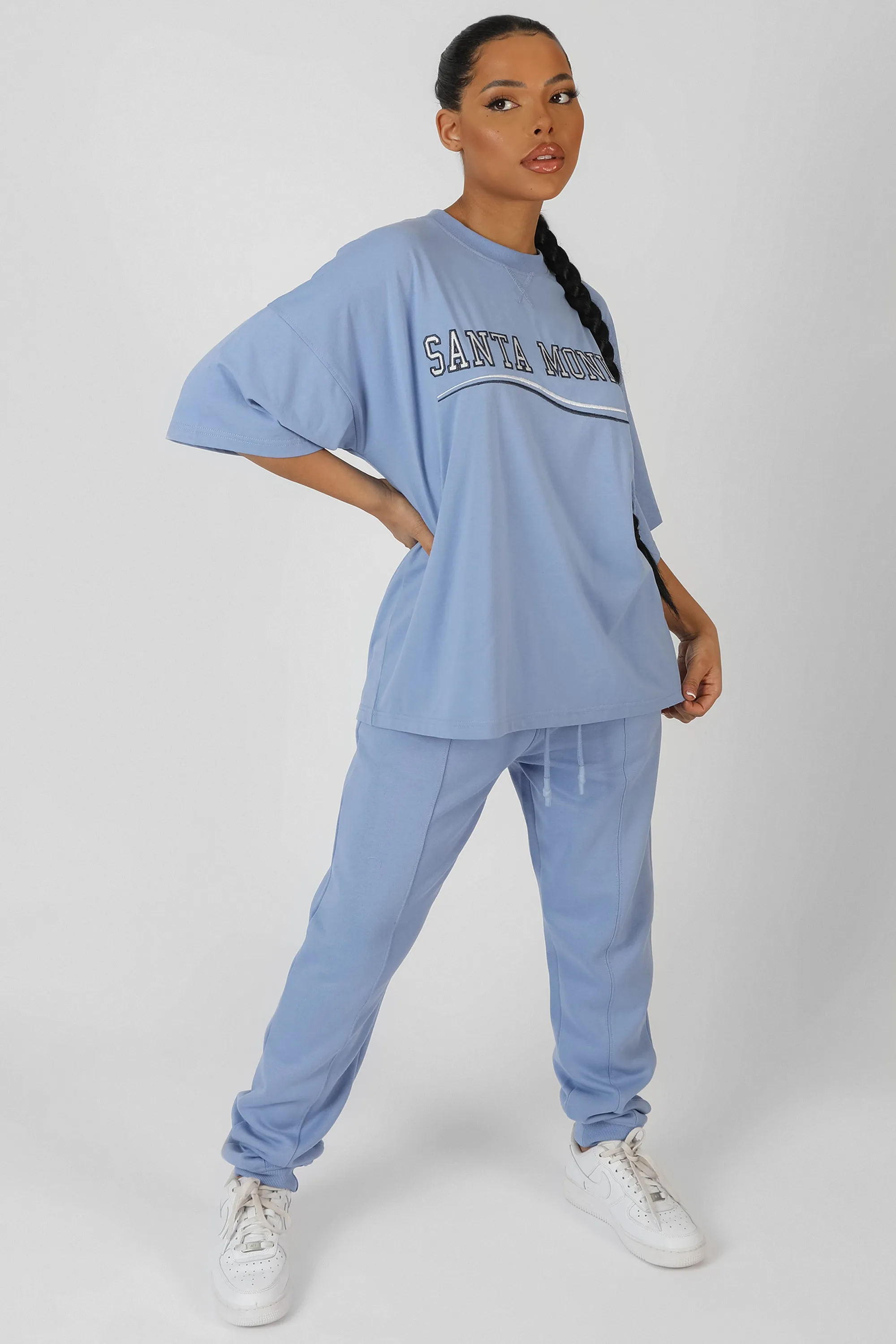 Seam Front Joggers Bluebell sold by Public Desire product image thumbnail 5