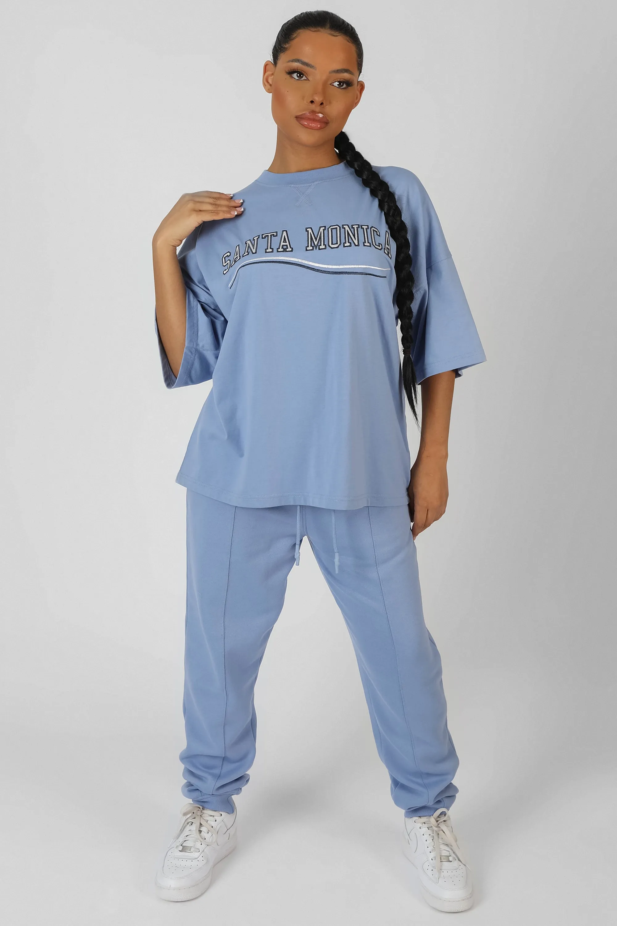 Seam Front Joggers Bluebell sold by Public Desire product image thumbnail 4