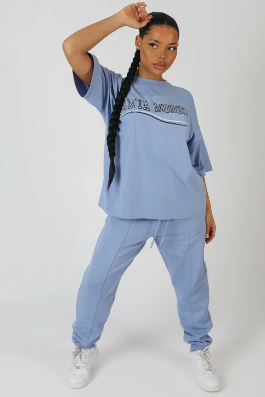 Seam Front Joggers Bluebell sold by Public Desire