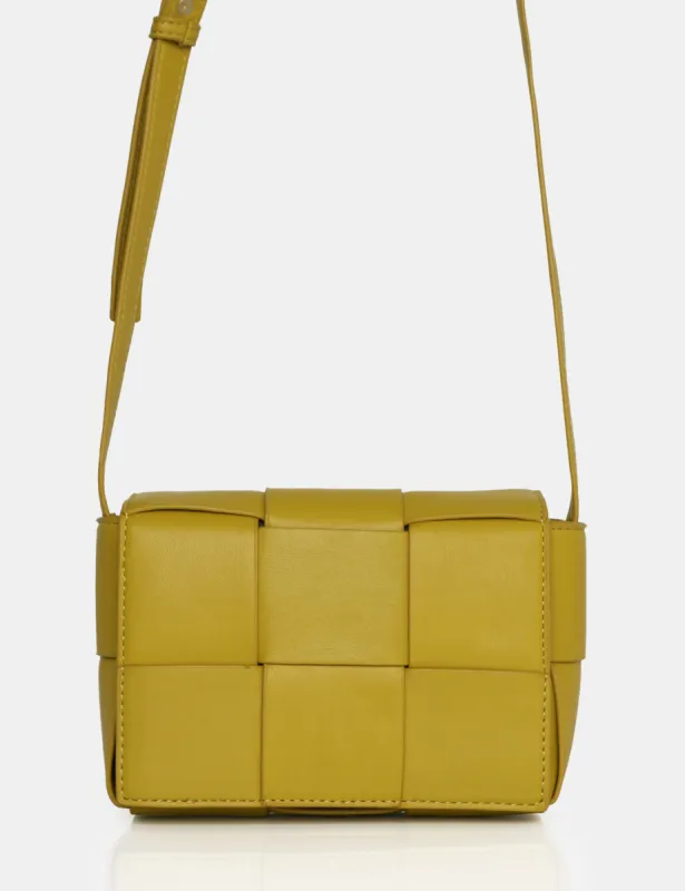 The Gianna Chartreusse Mini Crossbody Shoulder Bag sold by Public Desire