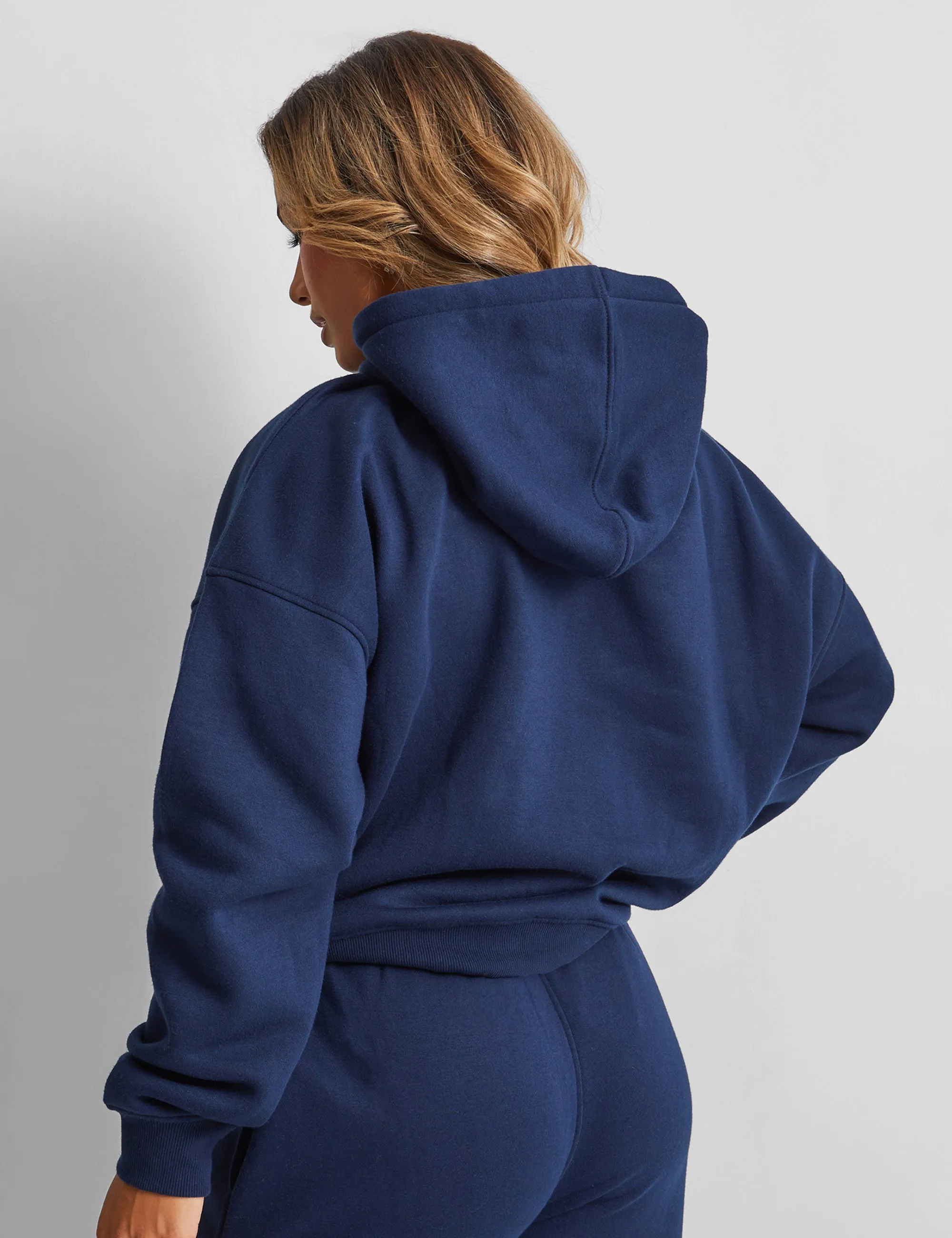 Kaiia Design Bubble Logo Oversized Hoodie Navy sold by Public Desire product image thumbnail 4