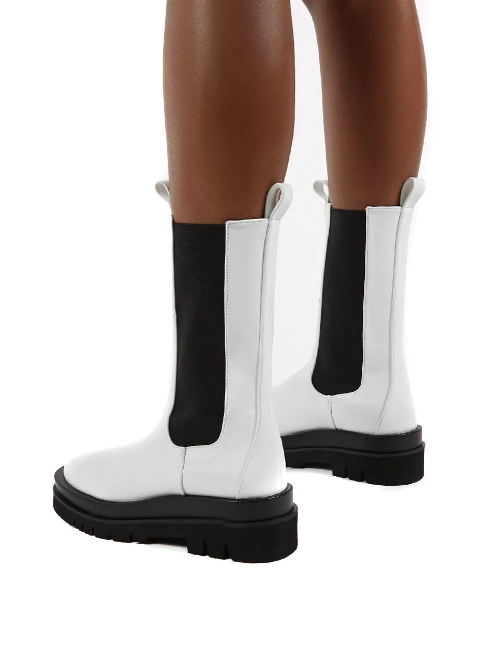 Dope White Chunky Sole Ankle Boot sold by Public Desire product image thumbnail 3