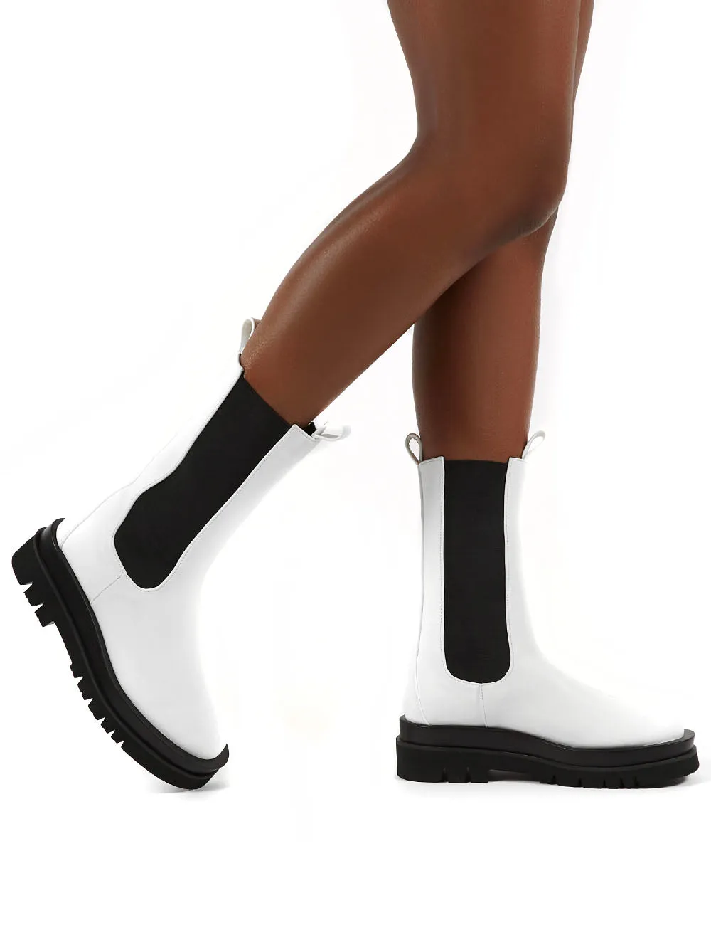Dope White Chunky Sole Ankle Boot sold by Public Desire product image thumbnail 2