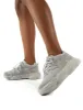Chase Grey Wide Fit Chunky Sole Trainers sold by Public Desire