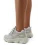 Chase Grey Wide Fit Chunky Sole Trainers sold by Public Desire