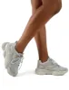 Chase Grey Wide Fit Chunky Sole Trainers sold by Public Desire