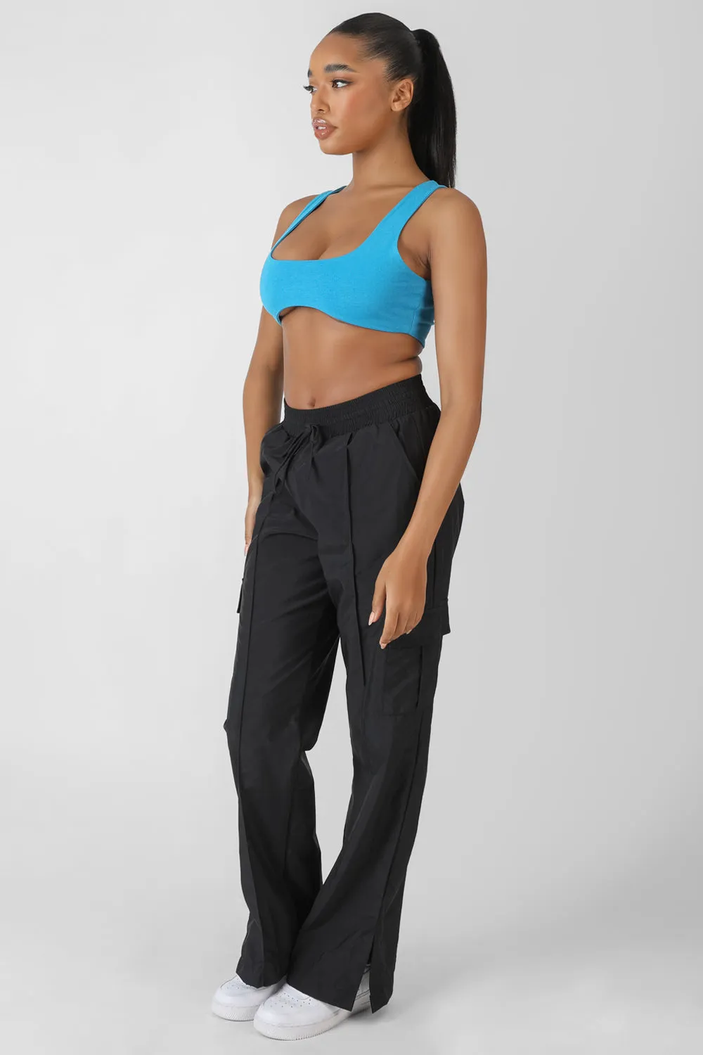 Underbust Detail Crop Top Blue sold by Public Desire product image thumbnail 2