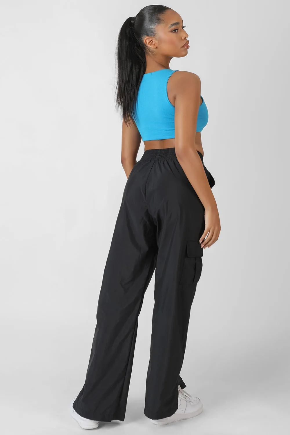 Underbust Detail Crop Top Blue sold by Public Desire product image thumbnail 3