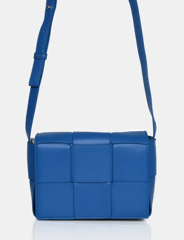 The Gianna Cobalt Mini Crossbody Shoulder Bag sold by Public Desire