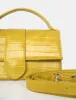 The Mika Lime Matte Croc Pu Mini Bag sold by Public Desire