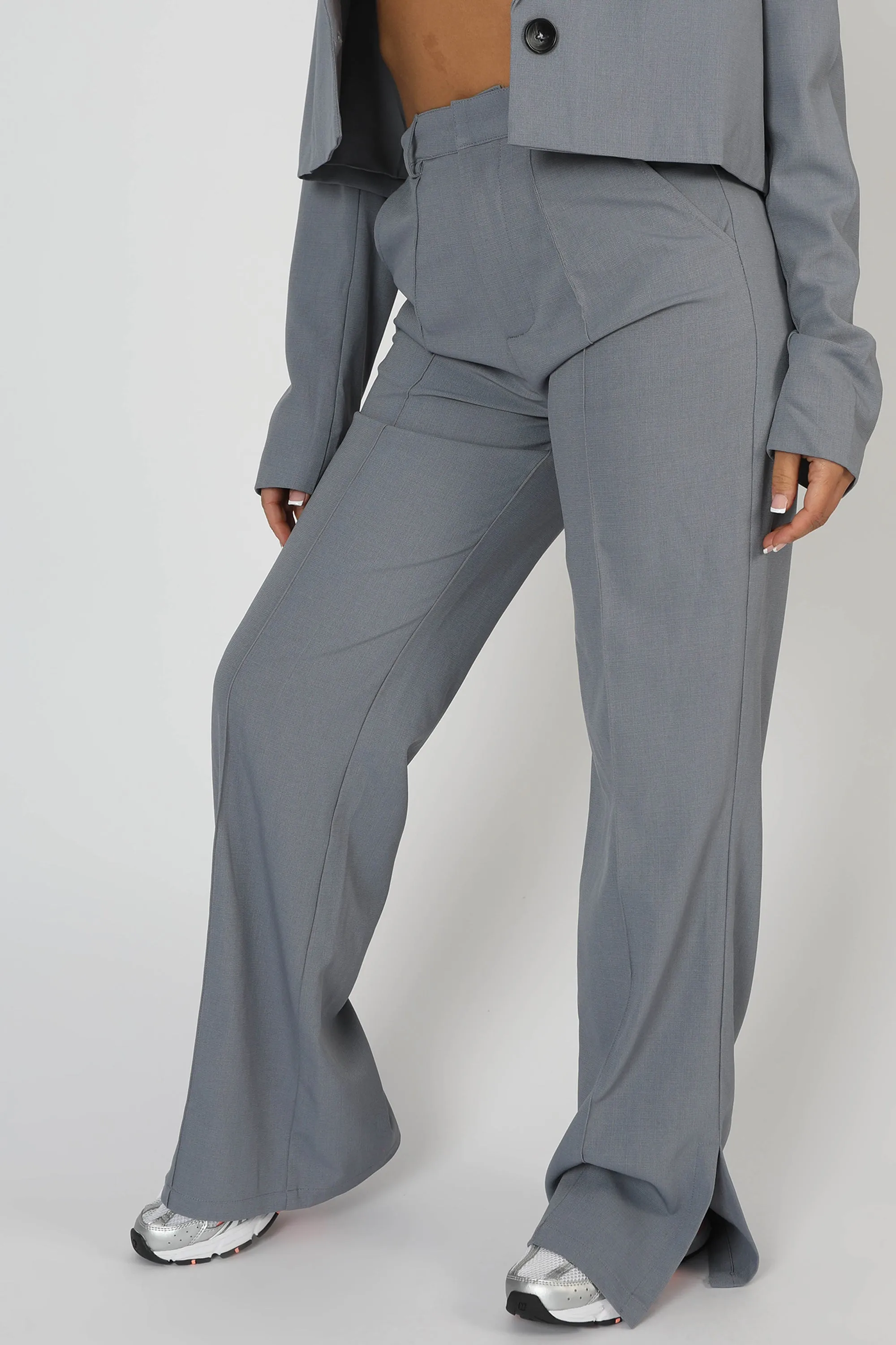 Seam Detail Relaxed Trouser Grey sold by Public Desire product image thumbnail 2