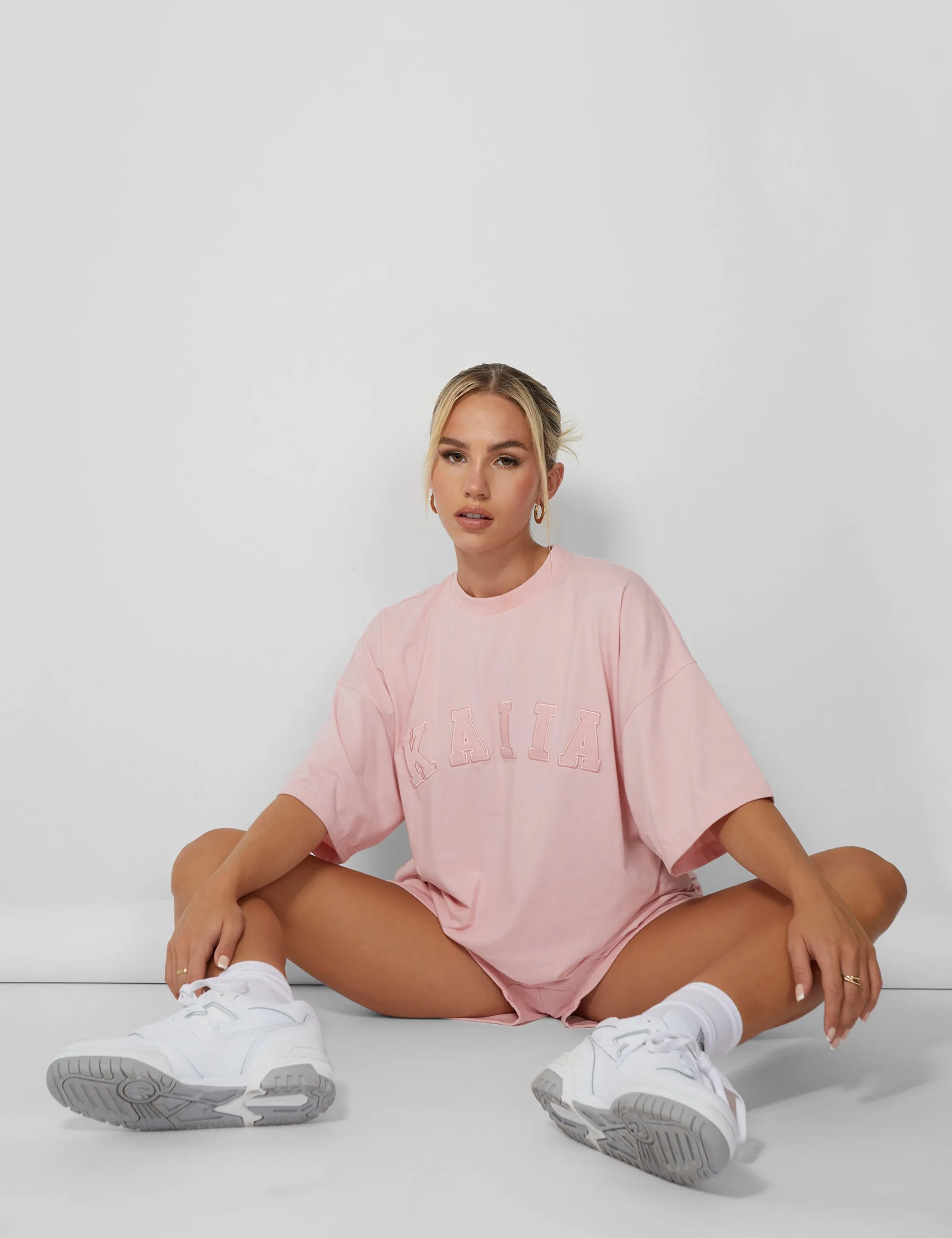 Kaiia Oversized T-shirt Soft Pink sold by Public Desire product image thumbnail 4