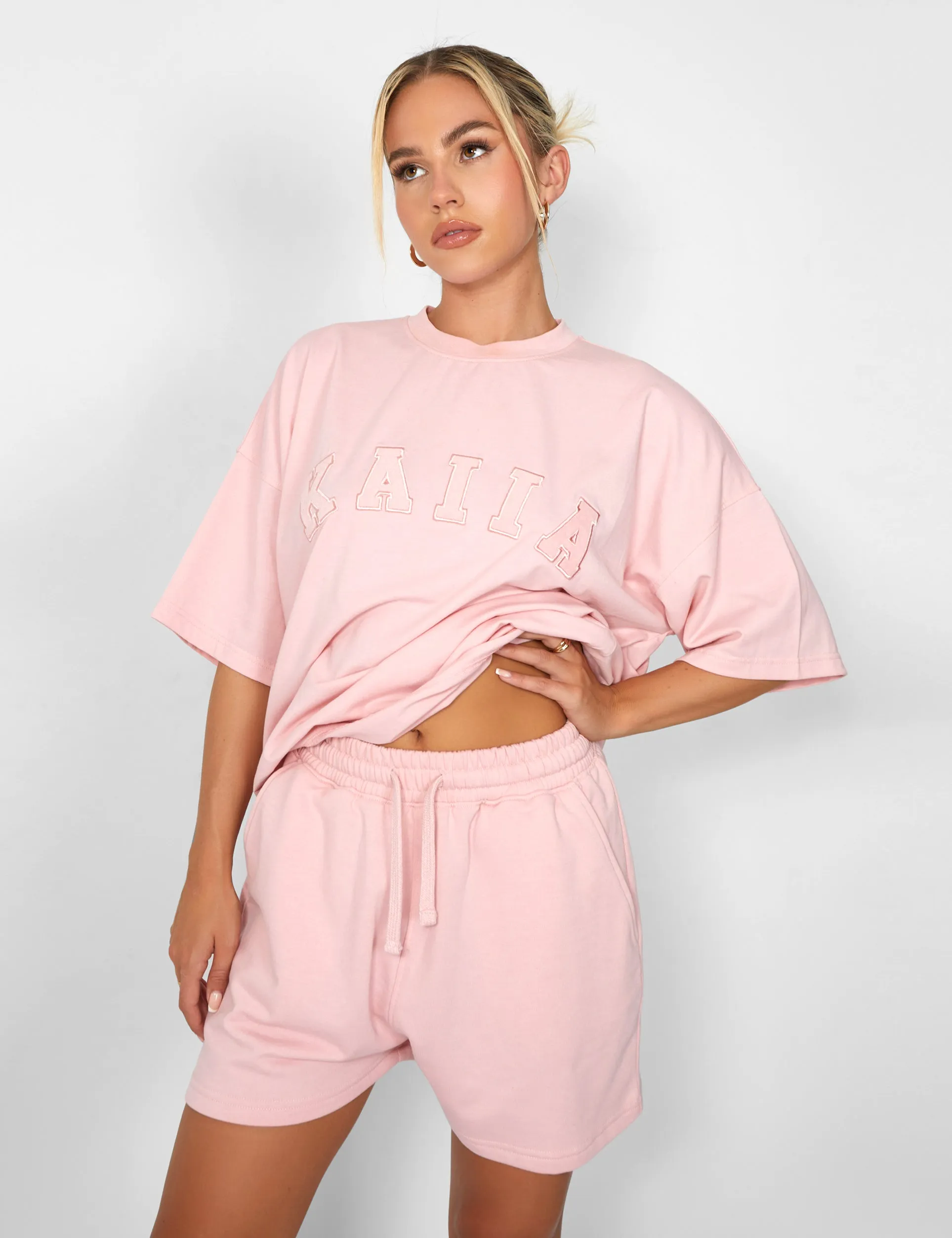 Kaiia Oversized T-shirt Soft Pink sold by Public Desire product image thumbnail 2