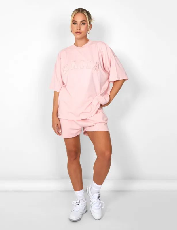 Kaiia Oversized T-shirt Soft Pink sold by Public Desire