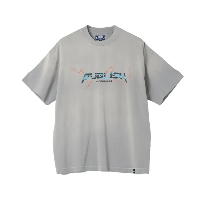 Thunder Monkey Washed Tee Oversized - Grey sold by Publish