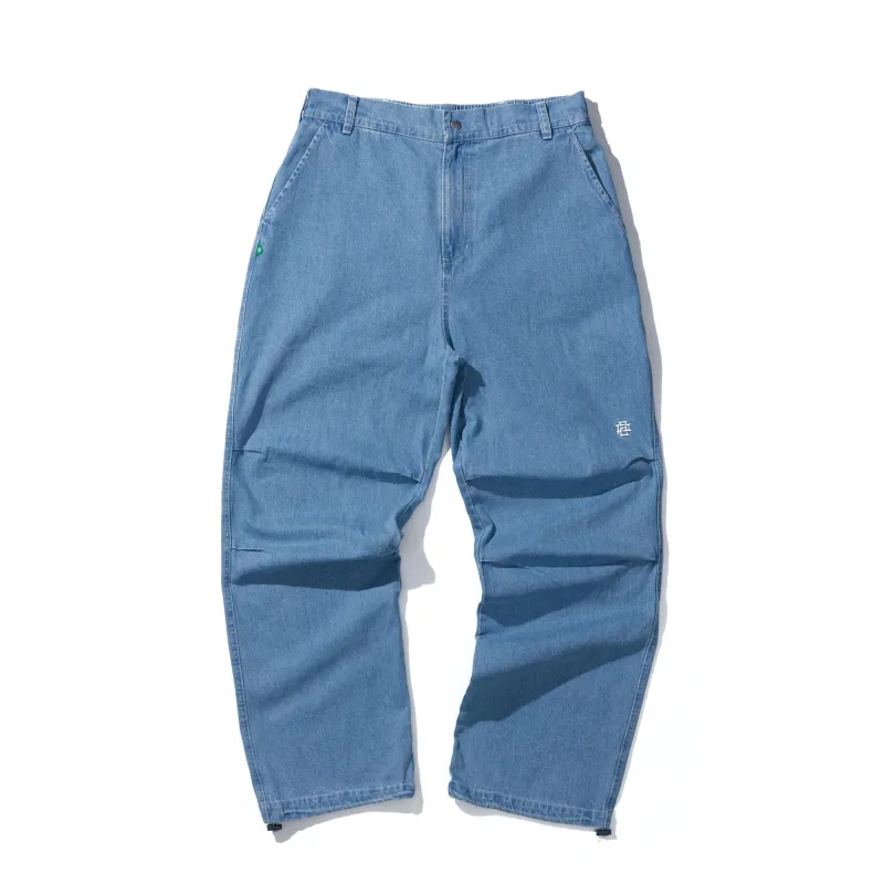 Wide Easy Denim Pants Oversized - Light Denim sold by Publish