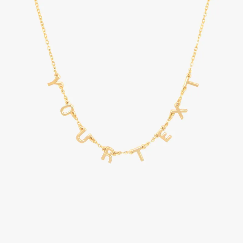 Name Charm Necklace sold by Pura Vida